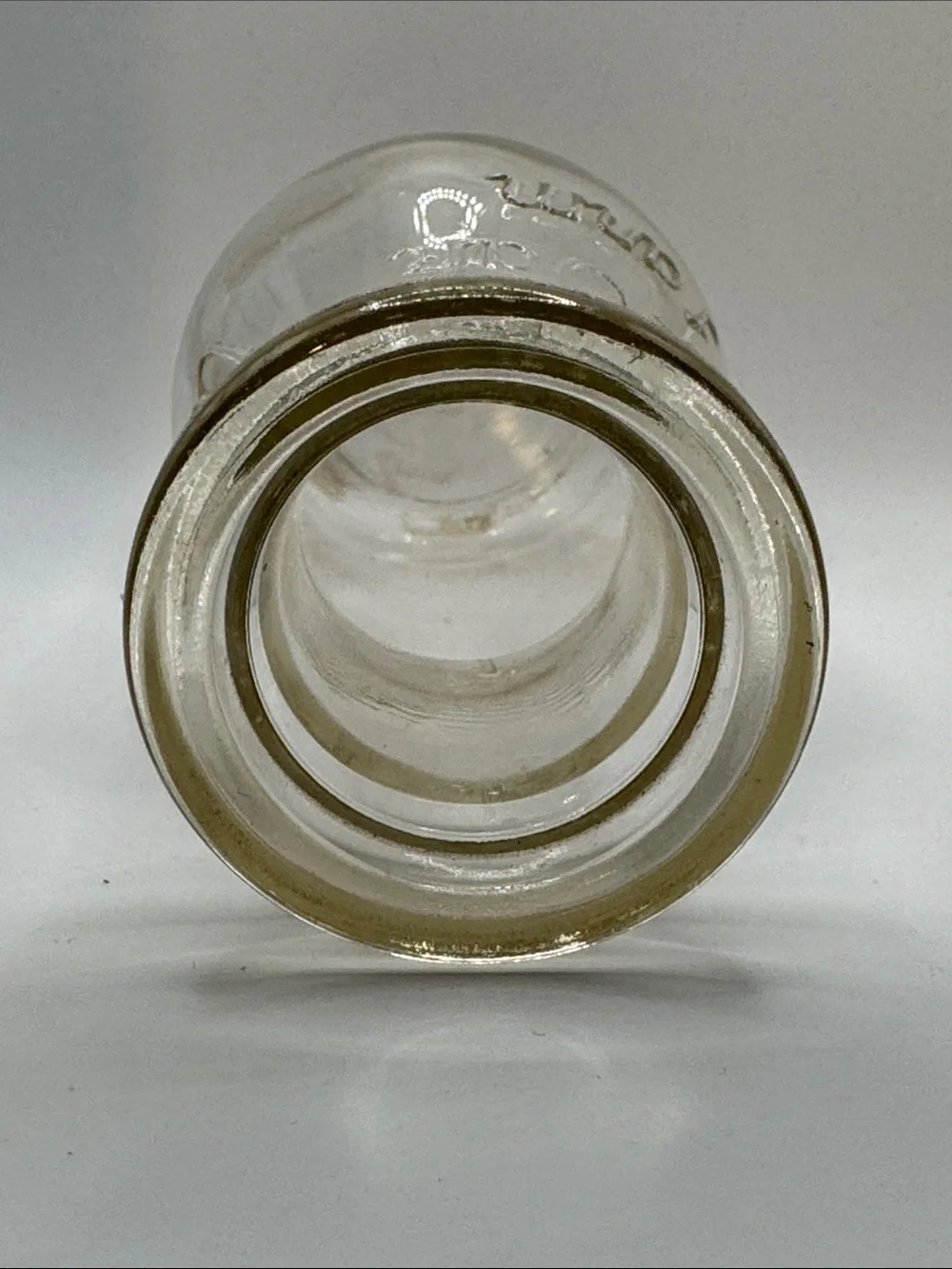 Vintage Clear “White Oak Farm” Glass Milk Bottle - Picture 5 of 9